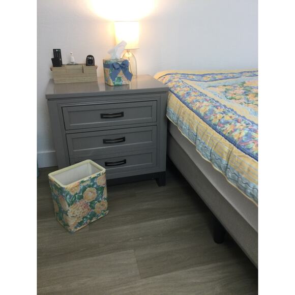 Vintage Discontinued Croscill Fiesta Floral Twin Size Bed Skirt - Picture 2 of 4